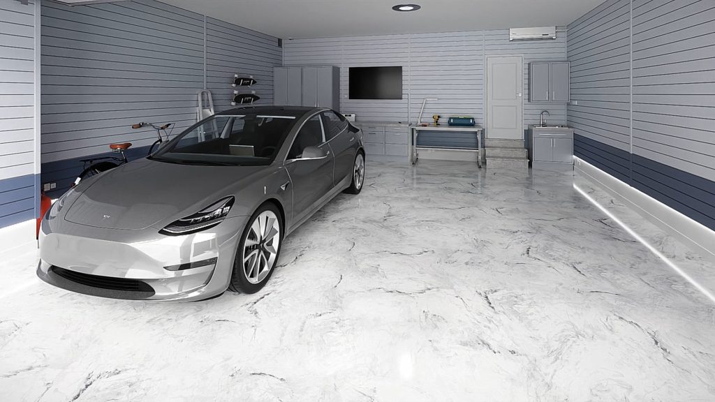 Residential Garage Floor Epoxy Coating