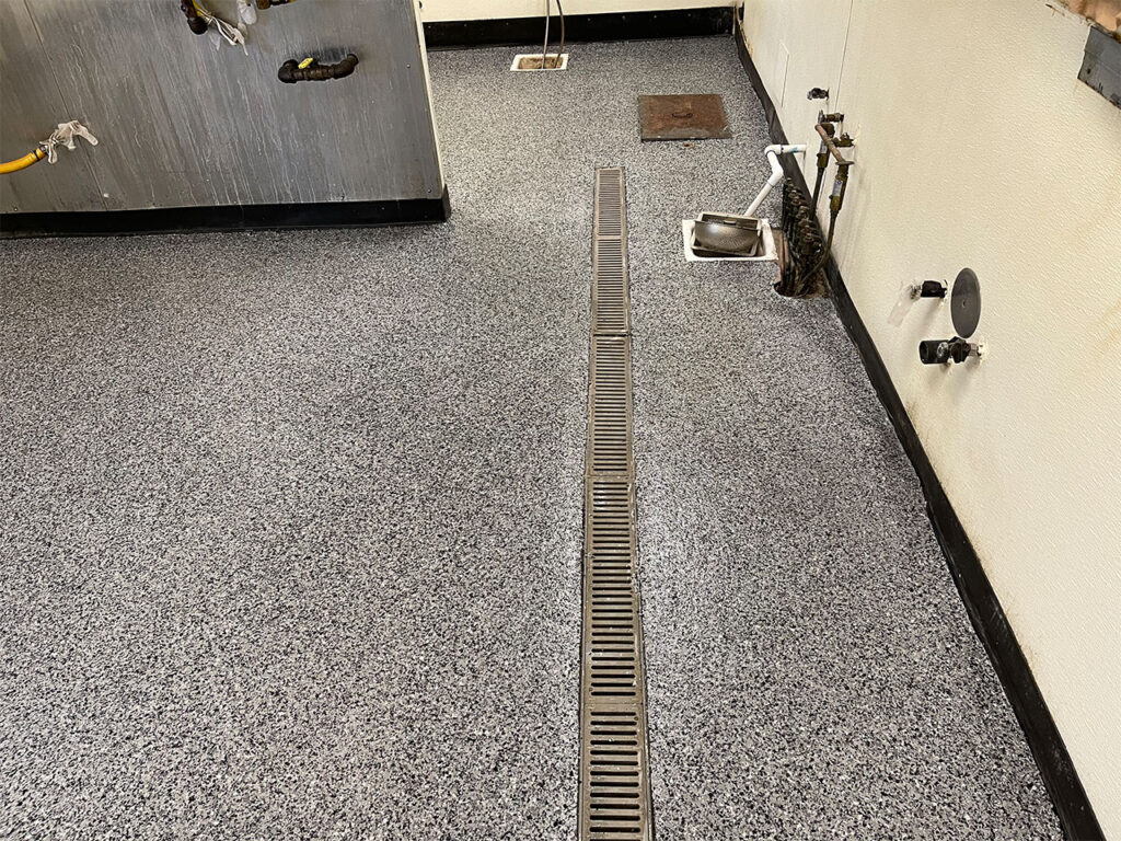 Epoxy Kitchen Floor by Wise Coatings