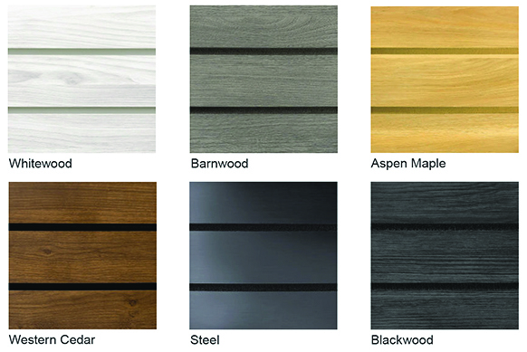 Slatwall Available Colors - Wise Coatings