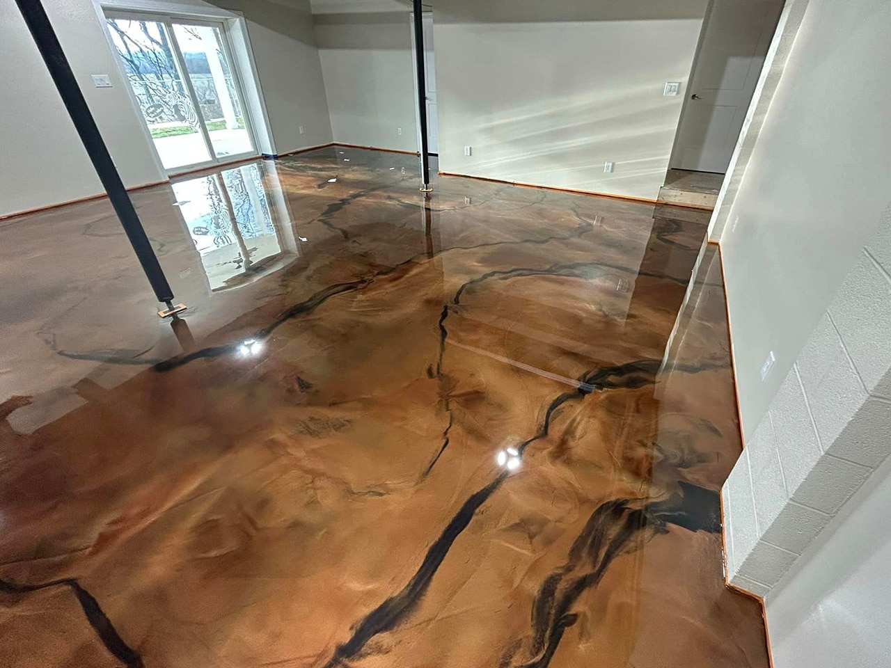 Interior Metallic Floor Coatings by Wise Coatings